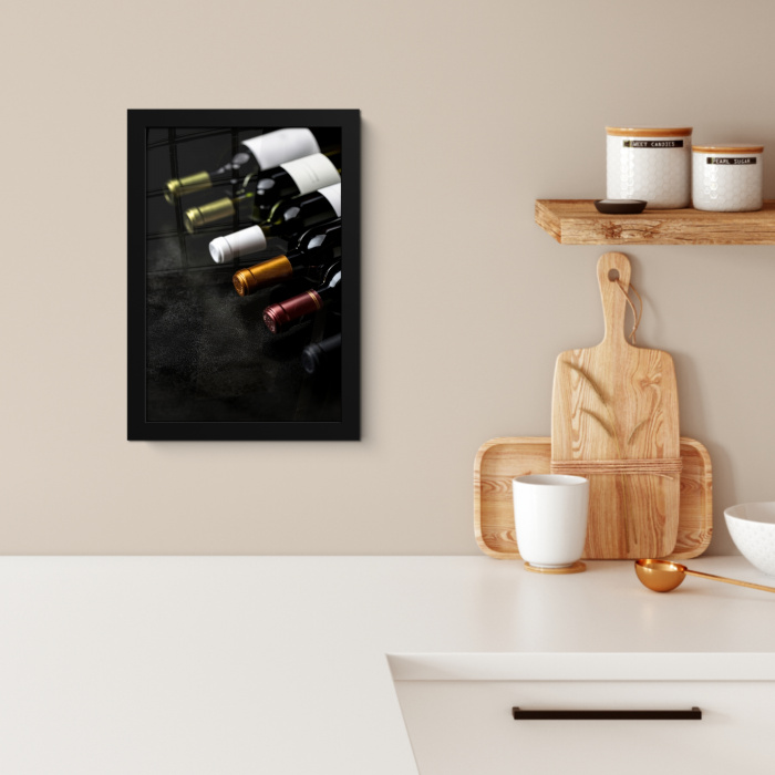 Wijn - Flessen - Variatie - Smaken KitchenYeah - Keuken - Fotolijst klein -sfeer1