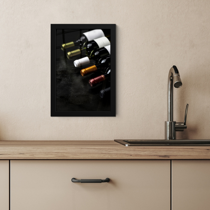 Wijn - Flessen - Variatie - Smaken KitchenYeah - Keuken - Fotolijst klein -sfeer2