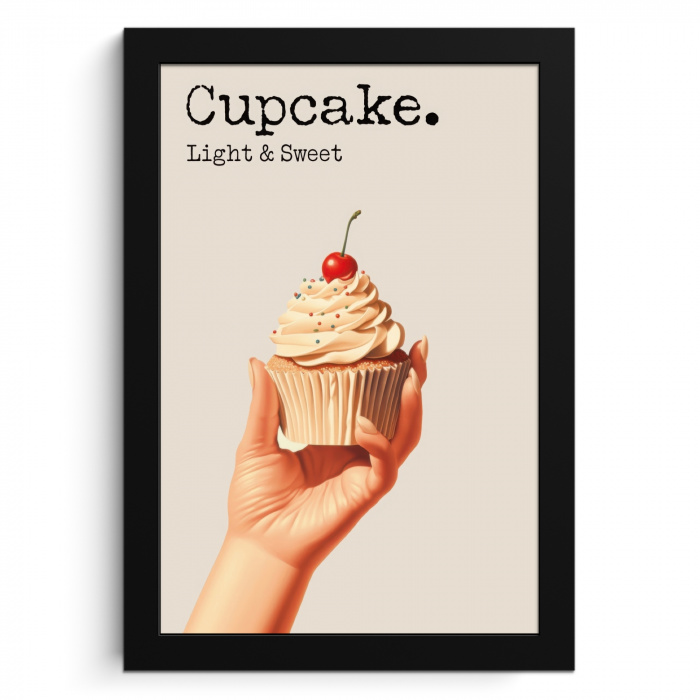 Cupcake - Zoet - Kers KitchenYeah - Keuken - Fotolijst klein -3d