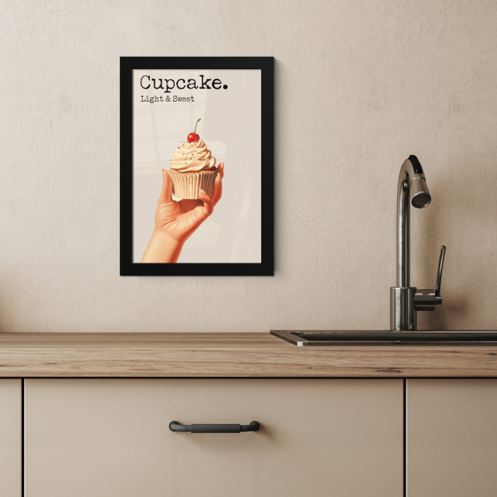 Cupcake - Zoet - Kers KitchenYeah - Keuken - Fotolijst klein -sfeer2