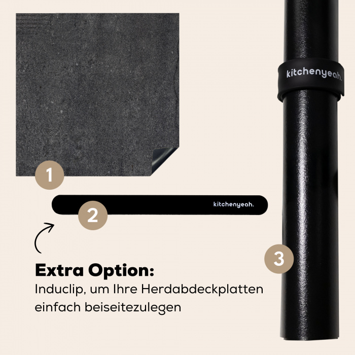Verhaal van Beton en Tijd Inductie beschermer vinyl 3mm klein -zzzzzzz-induclip_DE