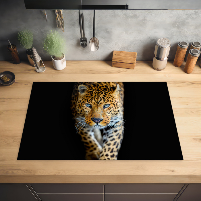 Schemerwandeling van een Luipaard Inductie beschermer vinyl 3mm klein -sfeer5