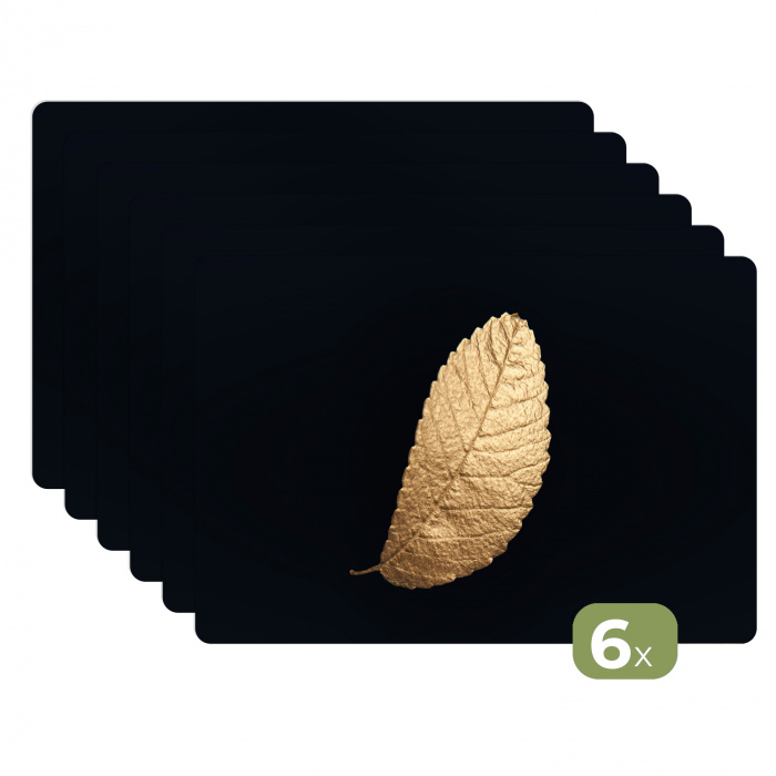 Elegantie in goud Placemat vinyl groot -zzsfeer3_Kitchenyeah-website