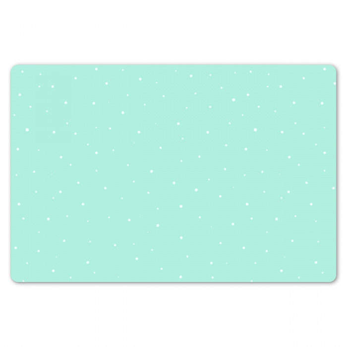 Blauw - Groen - Pastel - Stippen Placemat vinyl groot -zzsfeer1_Kitchenyeah-website