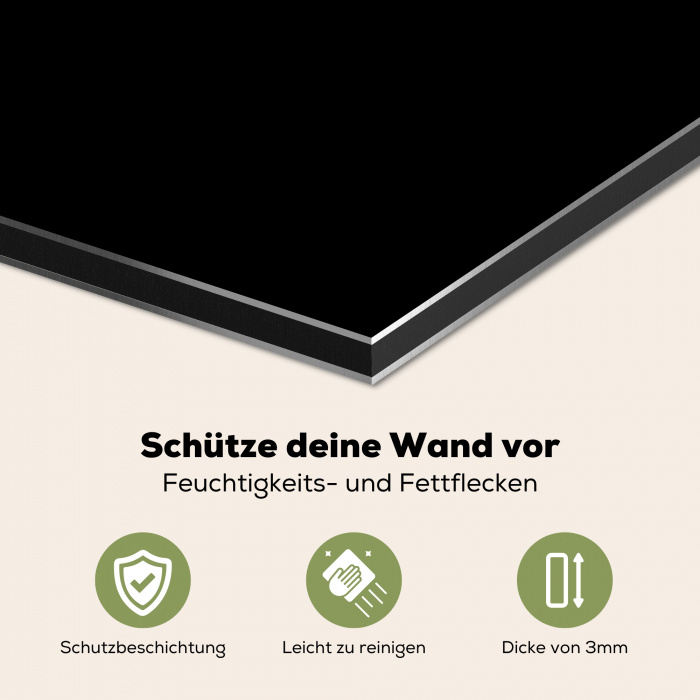 Kreeft - Roze - Zacht - Zwart Spatscherm Aluminium klein -zcloseup_DE