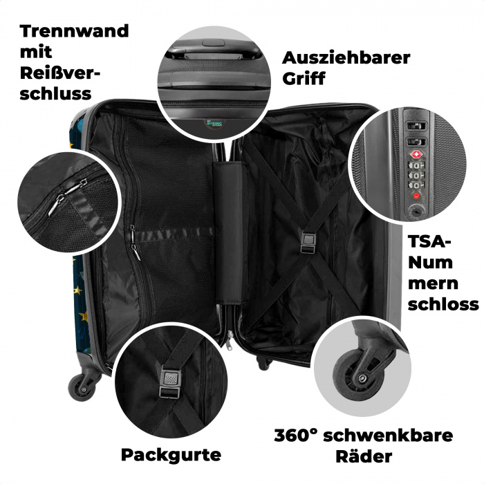Ruimteraketten NBS - Handbagage koffer - Unisex middel Xsfeer7_DE
