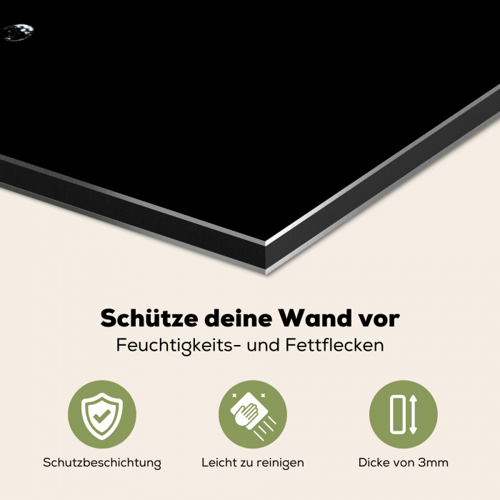 Koi - Vissen - Water - Zwart Spatscherm Aluminium klein -zcloseup_DE