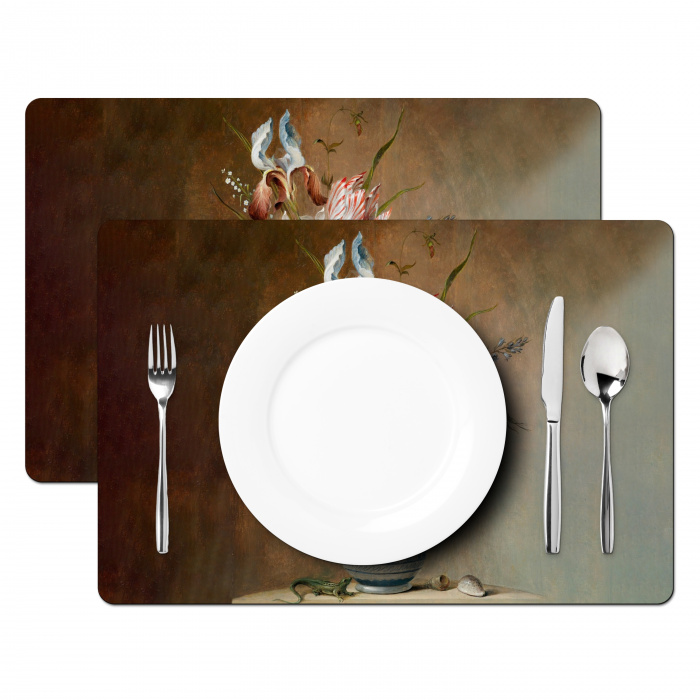 Bloemstilleven Placemat vinyl groot -zzsfeer2_Kitchenyeah-website