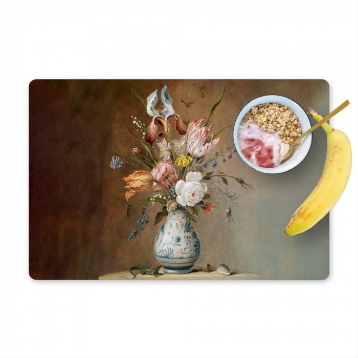 Bloemstilleven Placemat vinyl groot -zzzproduct_Kitchenyeah-website
