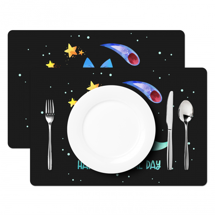 Quotes - Ruimte - 'Have a magical day' - Spreuken - Kind - Jongens - Meisjes - Kinderen Placemat vinyl groot -zzsfeer2_Kitchenyeah-website
