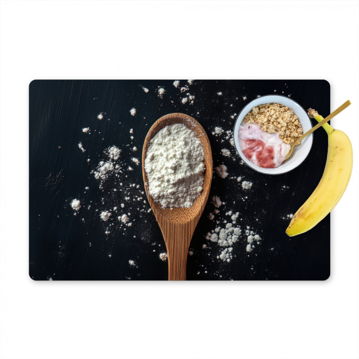 Meel - Hout - Lepel Placemat vinyl groot -zzzproduct_Kitchenyeah-website