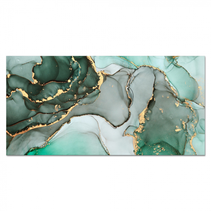 Zeegroene Dromen Spatscherm Aluminium klein -3d_volledig