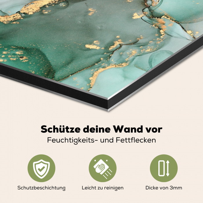 Zeegroene Dromen Spatscherm Aluminium klein -zcloseup_DE