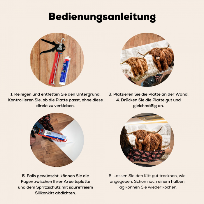 Vorstelijk Duo Spatscherm Aluminium klein -zgebruik_DE