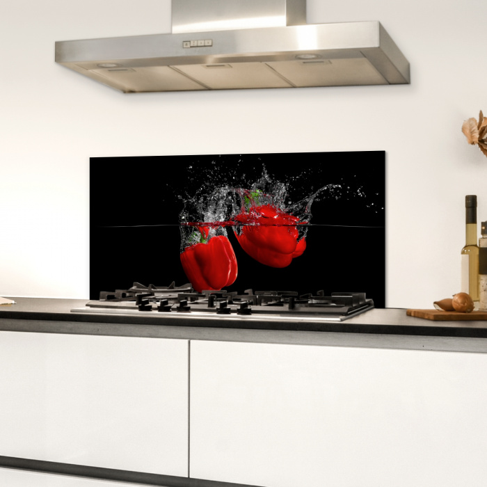Rode Razernij Onderwater Spatscherm Aluminium klein -sfeer4