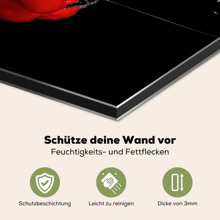 Rode Razernij Onderwater Spatscherm Aluminium klein -zcloseup_DE