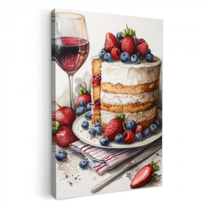 Feestelijke Fijnproeverij KitchenYeah - Keuken - Canvas klein -3d