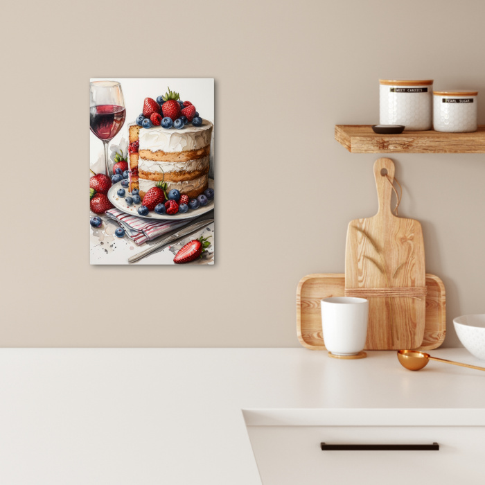 Feestelijke Fijnproeverij KitchenYeah - Keuken - Canvas klein -sfeer1