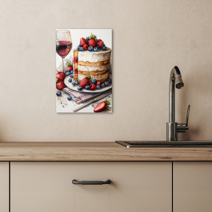 Feestelijke Fijnproeverij KitchenYeah - Keuken - Canvas klein -sfeer2