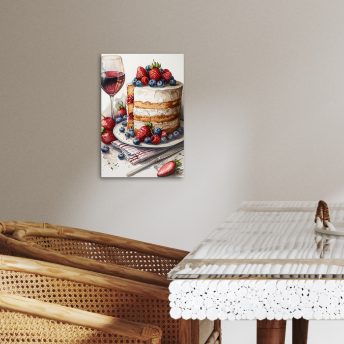 Feestelijke Fijnproeverij KitchenYeah - Keuken - Canvas klein -sfeer3
