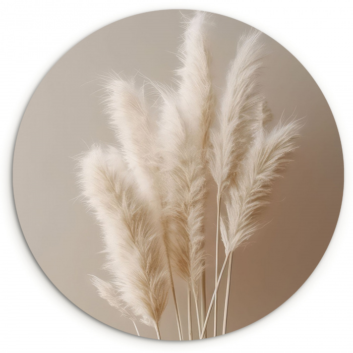 Zachte Pluimen KitchenYeah - Keuken - Wandcirkel Forex klein -3d