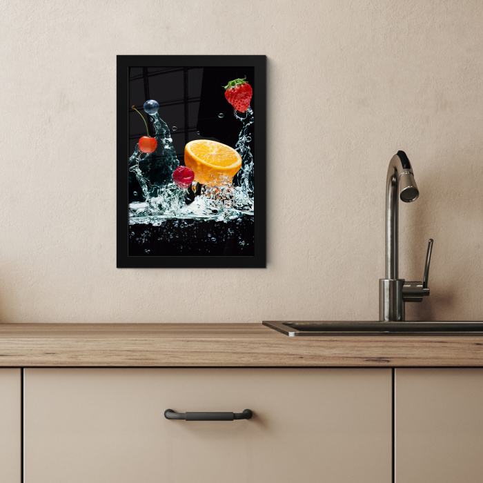 Vruchten Watervalexplosie KitchenYeah - Keuken - Fotolijst klein -sfeer2