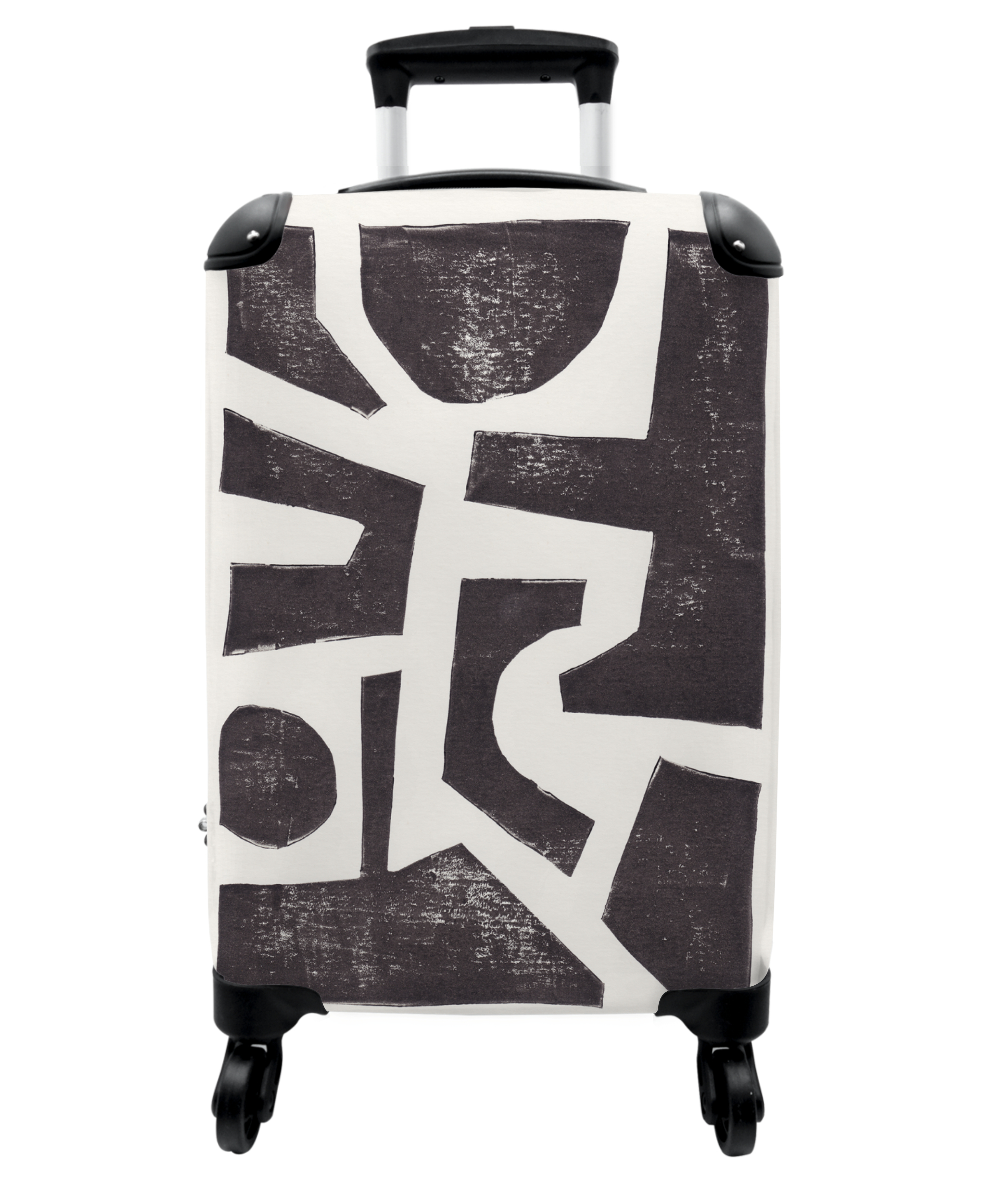 Koffer - Abstract - Zwart - Wit - Vormen-1