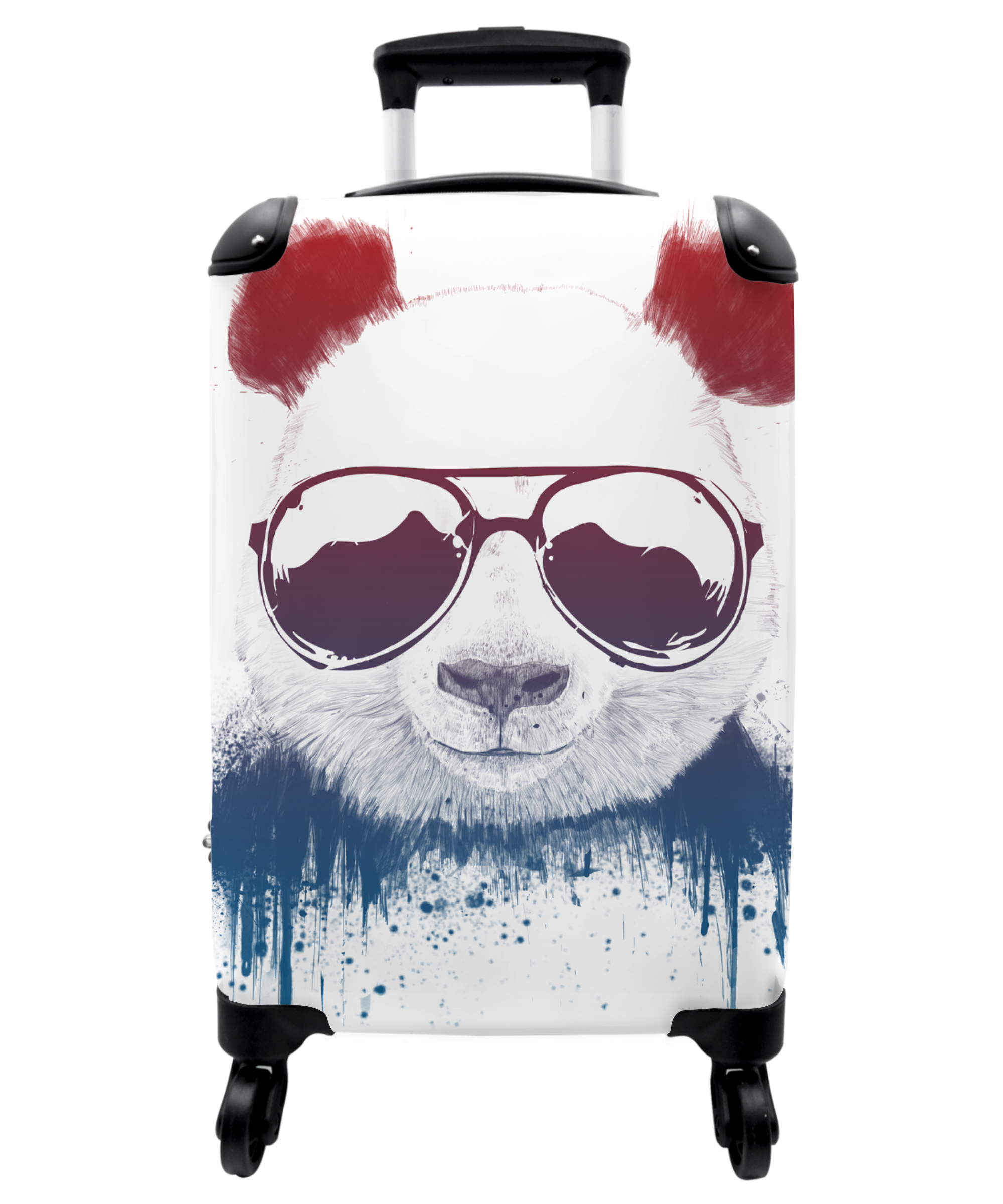 Koffer - Panda - Zonnebril - Waterverf - Kleur-thumbnail-1