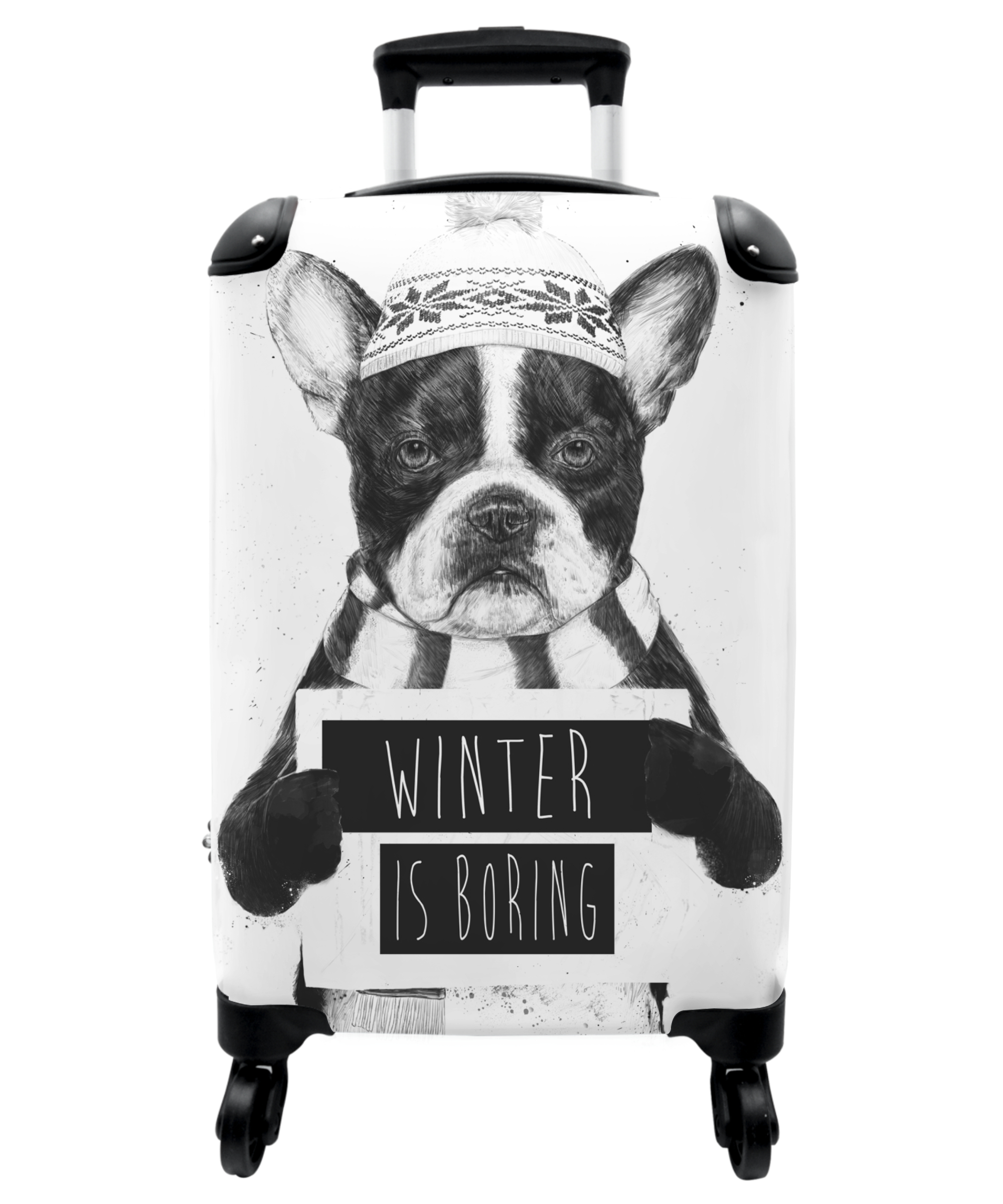 Koffer - Hond - Winter - Quote - Muts-1