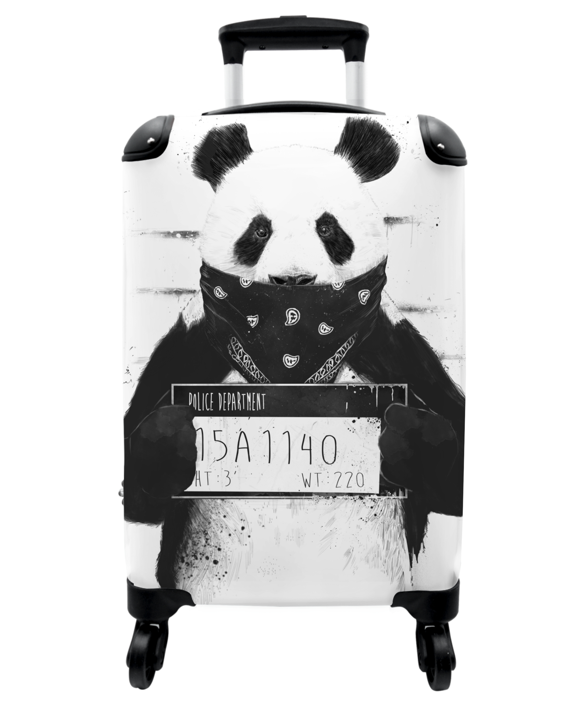 Koffer - Panda - Crimineel - Doek - Dieren-thumbnail-1