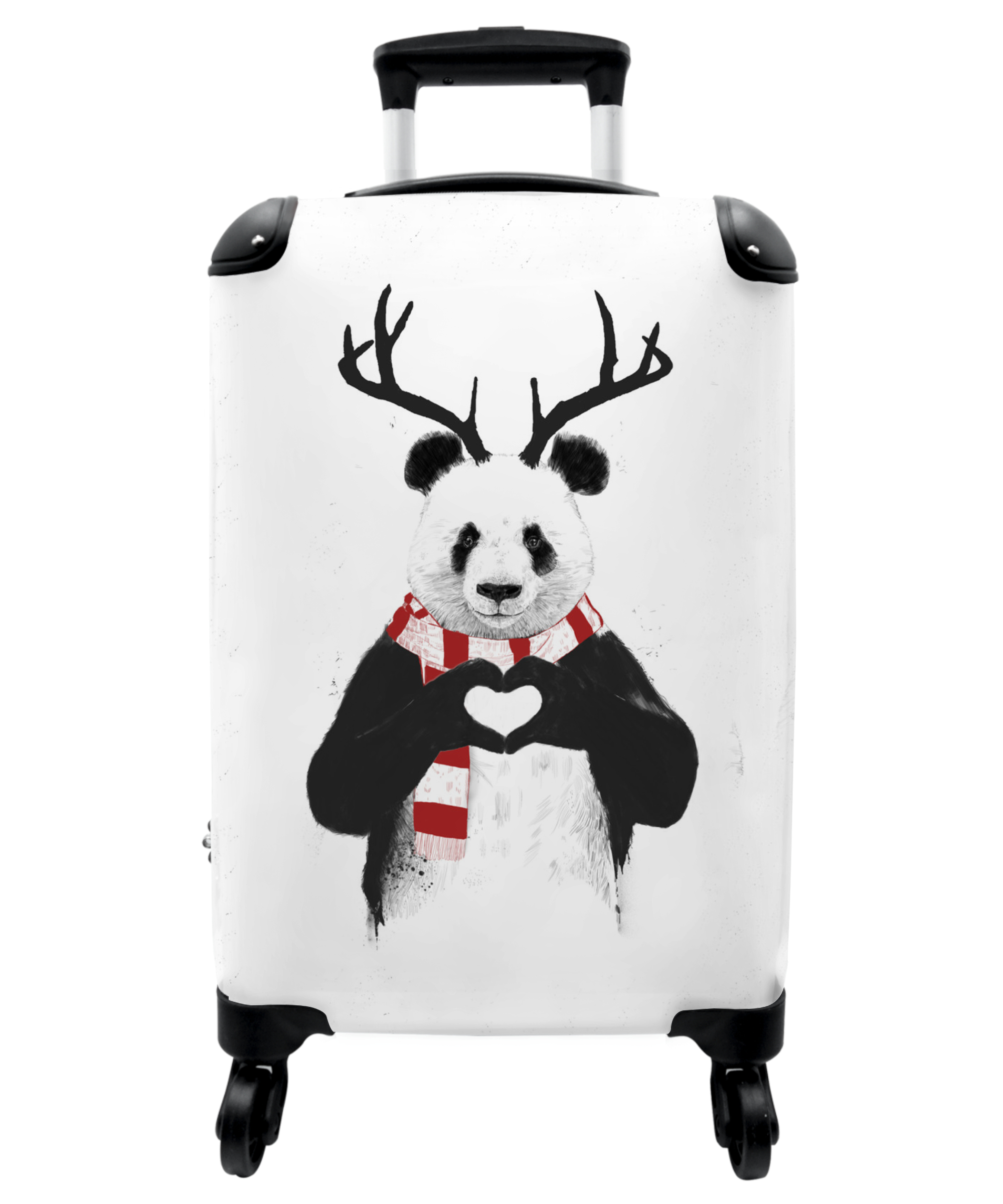 Koffer - Panda - Hartje - Dieren - Liefde-1