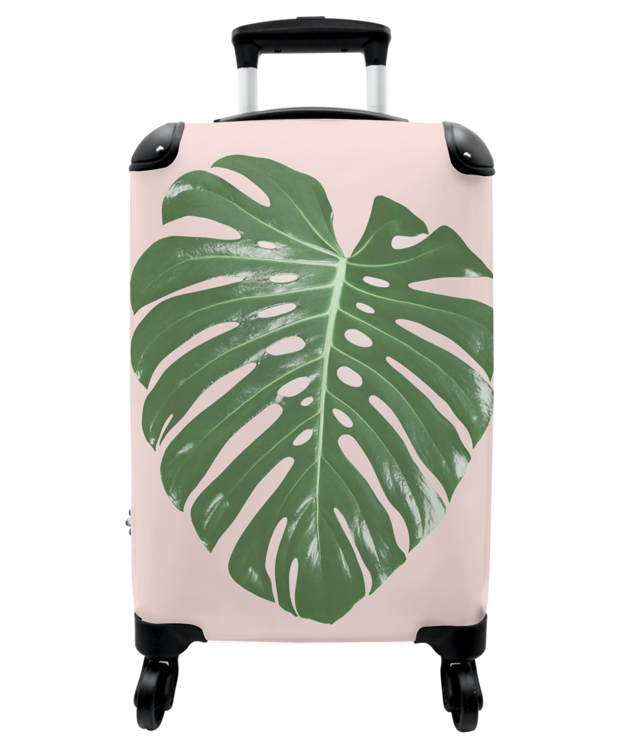 Koffer - Plant - Groen - Roze - Natuur - Blad