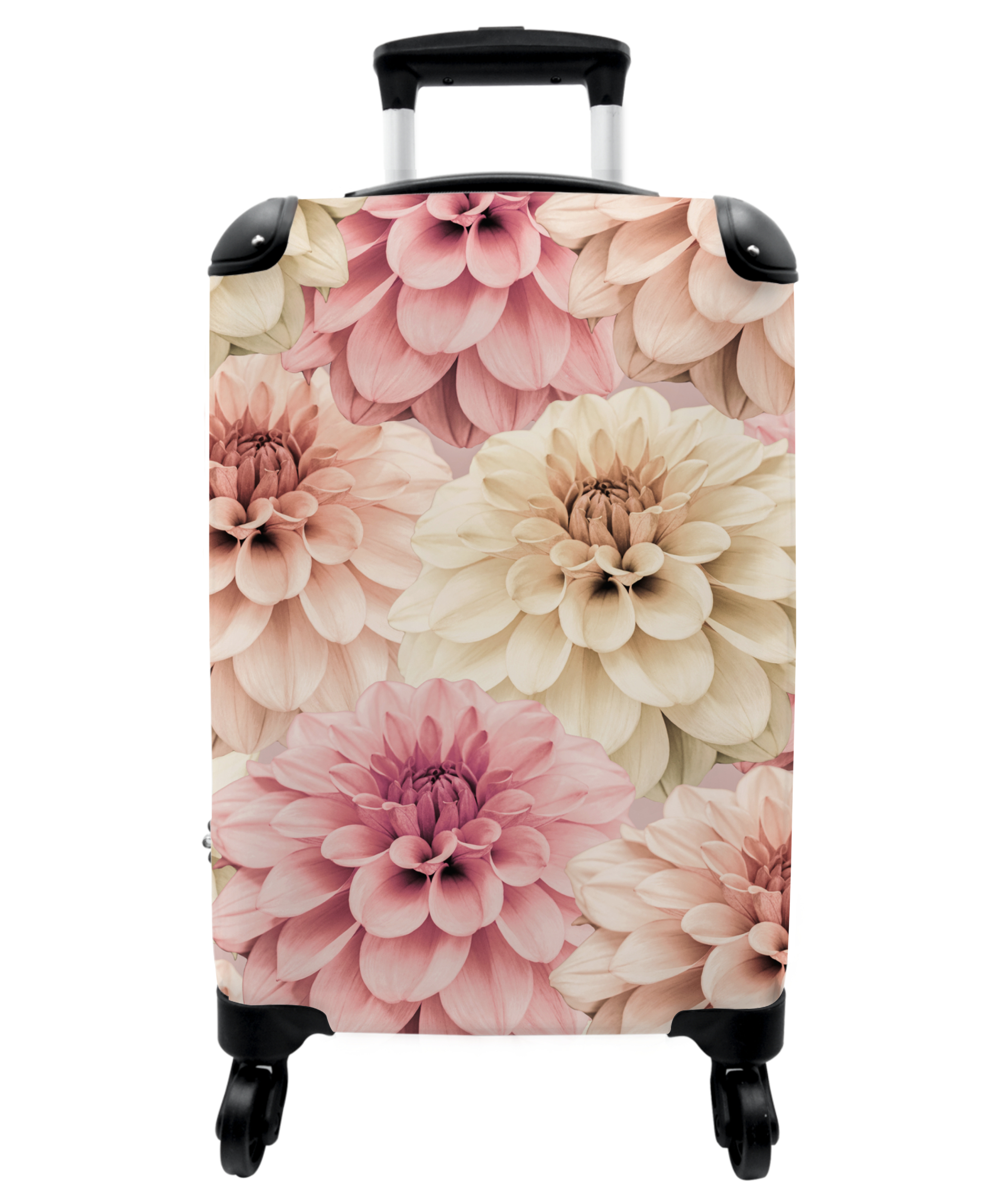 Koffer - Bloemen - Roze - Wit - Natuur-1