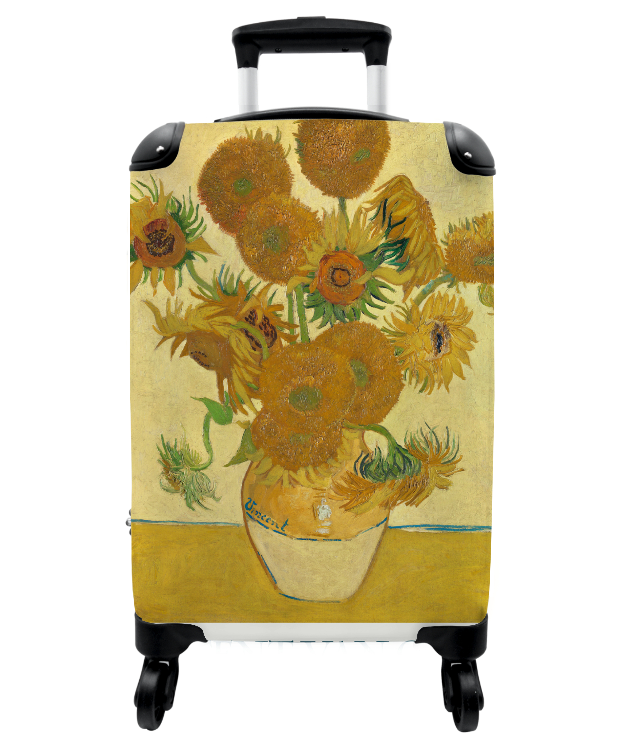 Koffer - Van Gogh - Zonnebloemen - Schilderij - Geel-thumbnail-1
