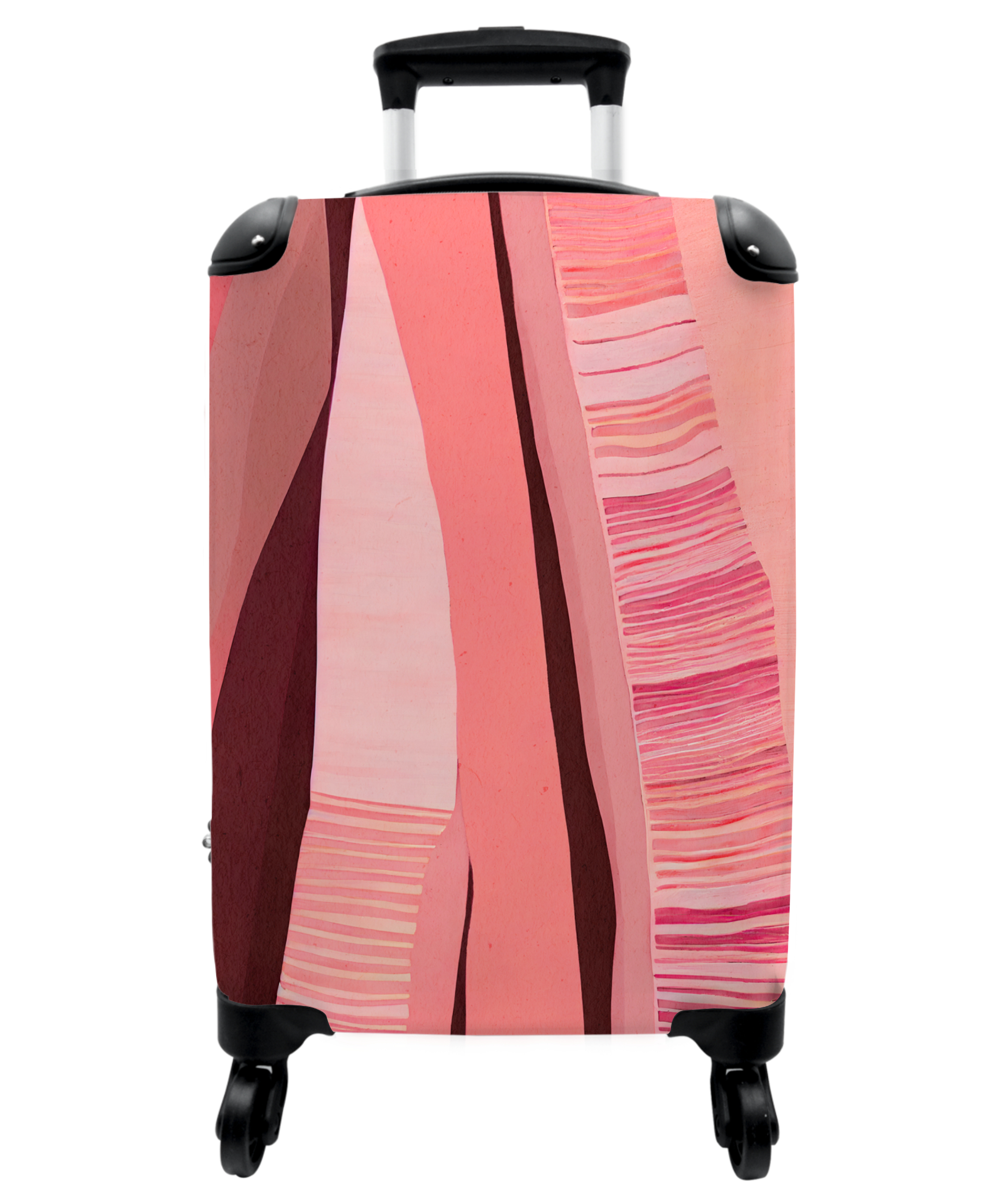 Koffer - Abstract - Roze - Vormen - Pastel