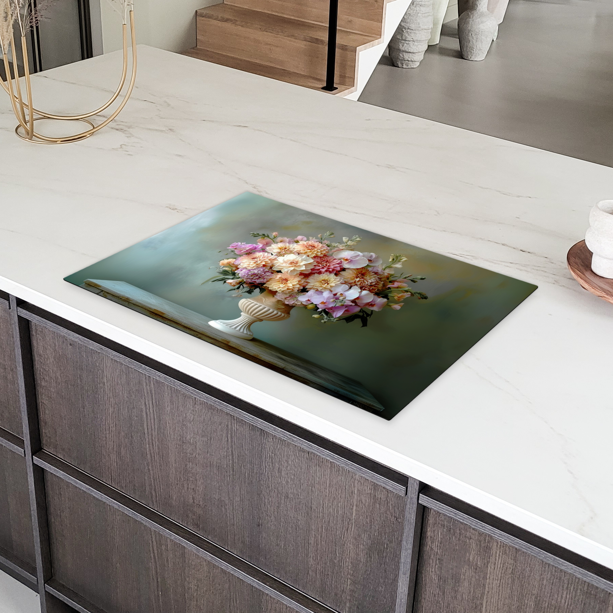 Inductiebeschermer - Orchidee - Boeket - Vaas - Bloemen-4