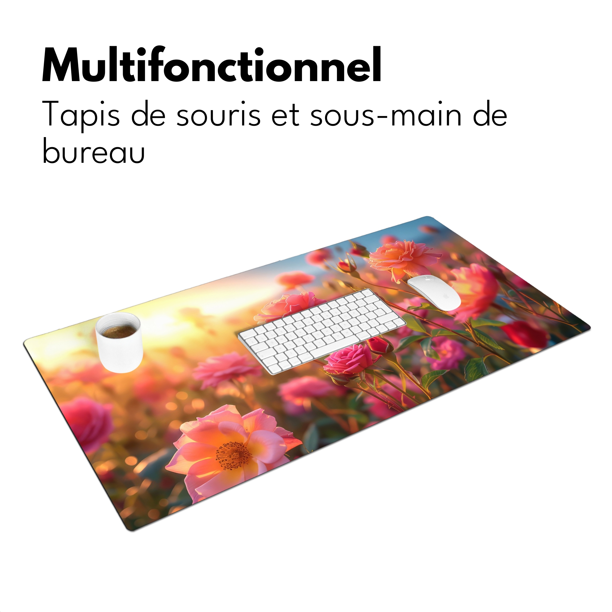 Sous main bureau - Fleurs - Roses - Nature - Rose - Fleur-3