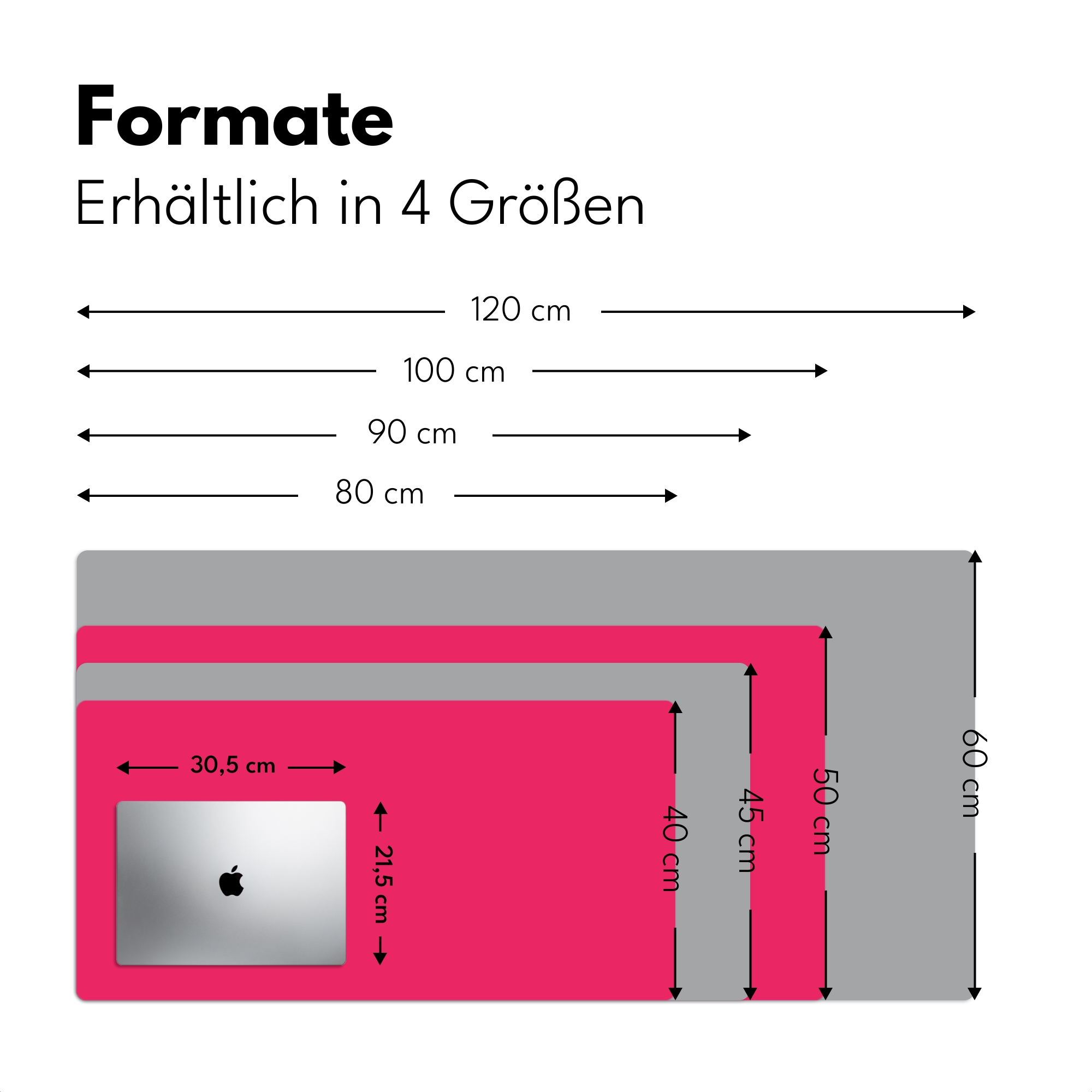 Schreibtischunterlage - Karmin - Farben - Palette - Rosa-4