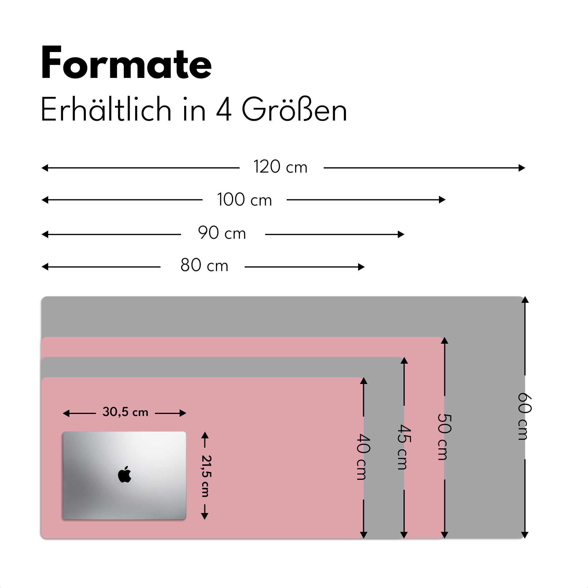 Schreibtischunterlage - Rosa – Farben – Innenausstattung – Uni – Farbe-4