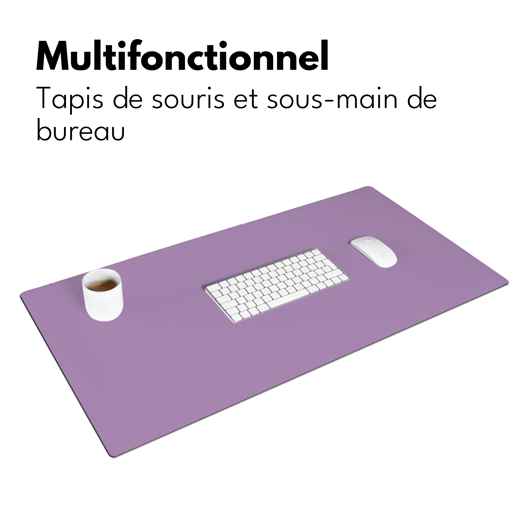 Sous main bureau - Intérieur - Violet - Couleurs - Violet - Couleur - Uni-3