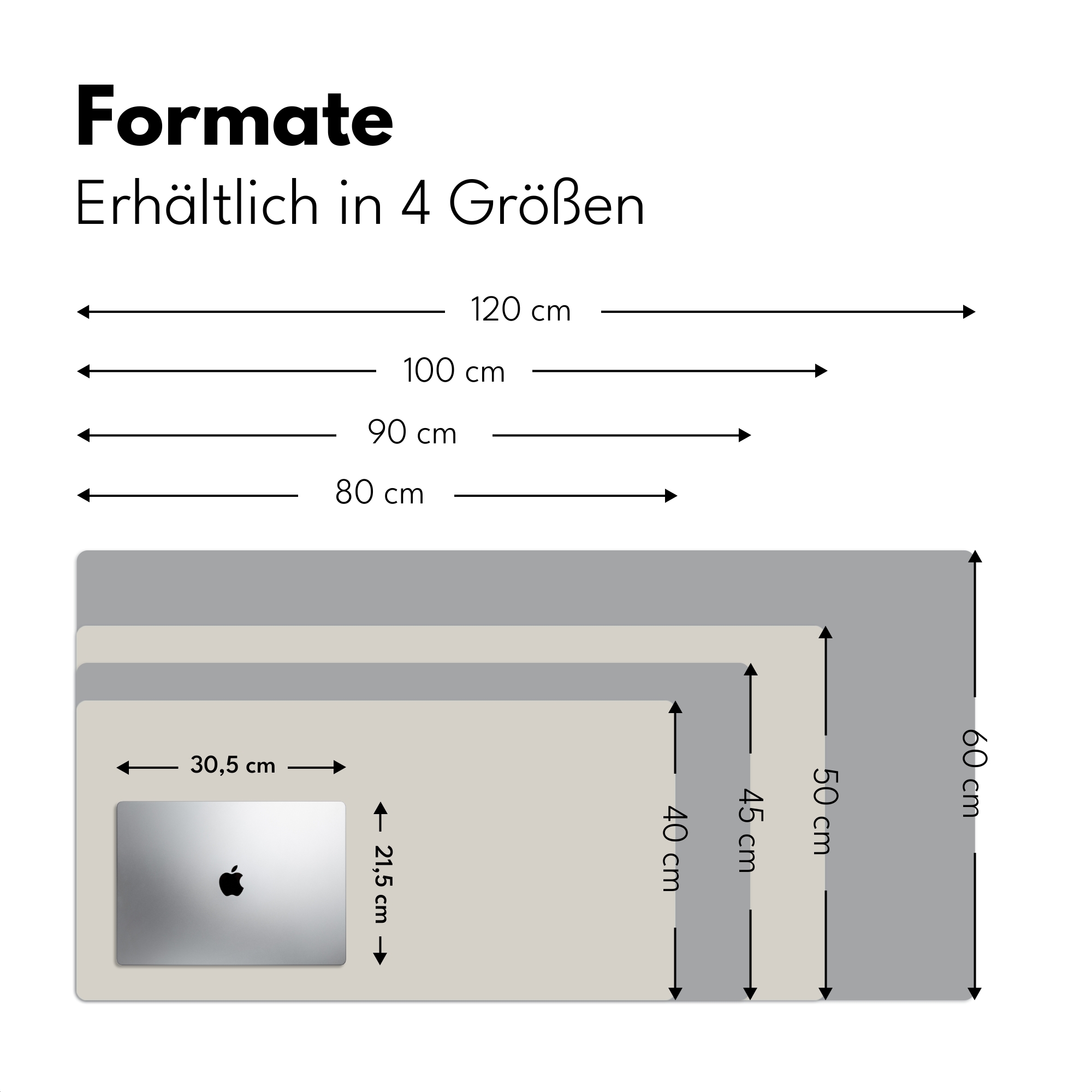 Schreibtischunterlage - Grau – Hell – Herbst-4