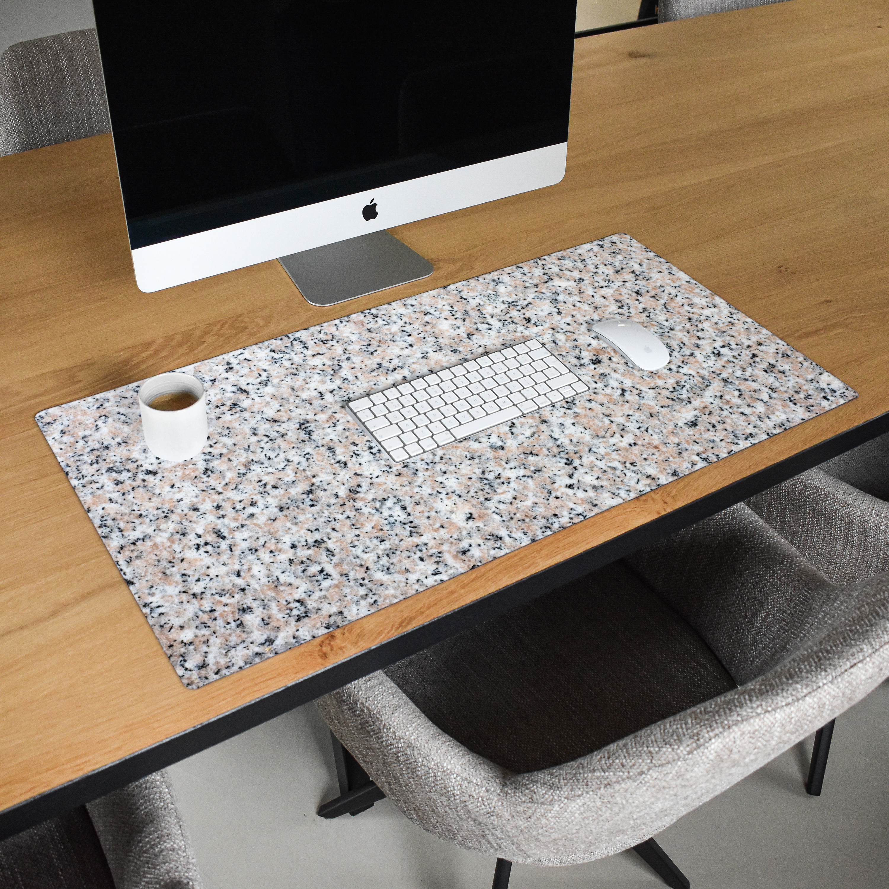 Schreibtischunterlage - Granit – Strukturierter Designstein-2