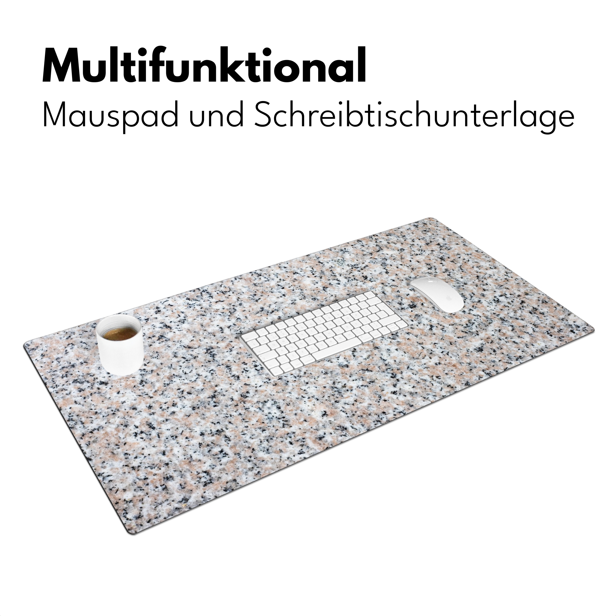 Schreibtischunterlage - Granit – Strukturierter Designstein-3