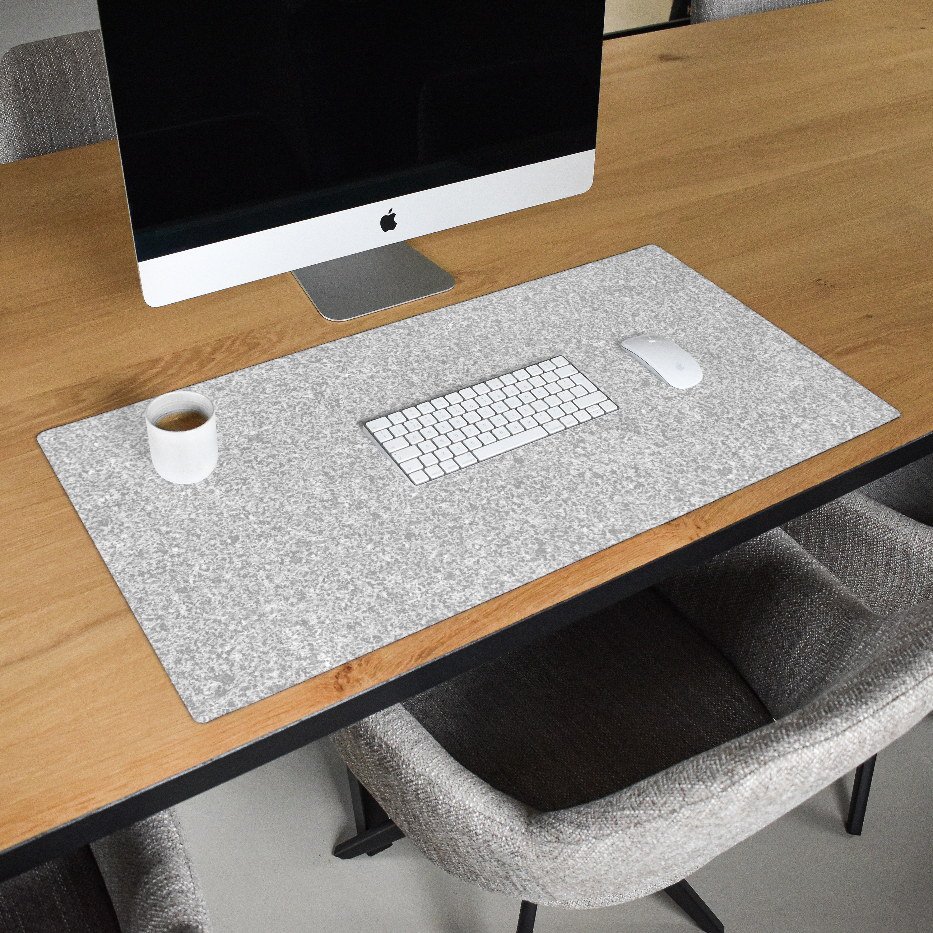 Schreibtischunterlage - Granit – Strukturgraues Design-2