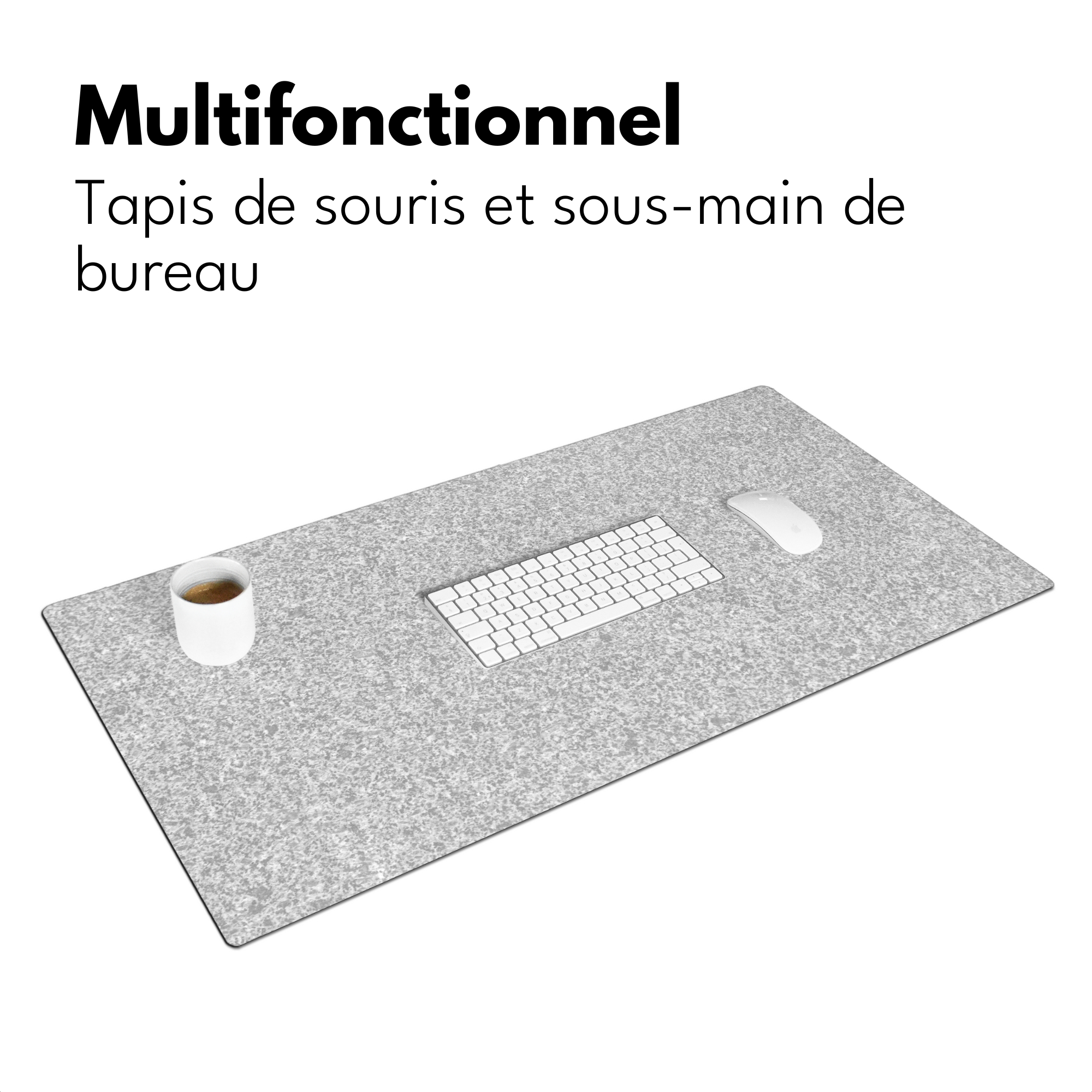 Sous main bureau - Granit - Structure Gris Design-3