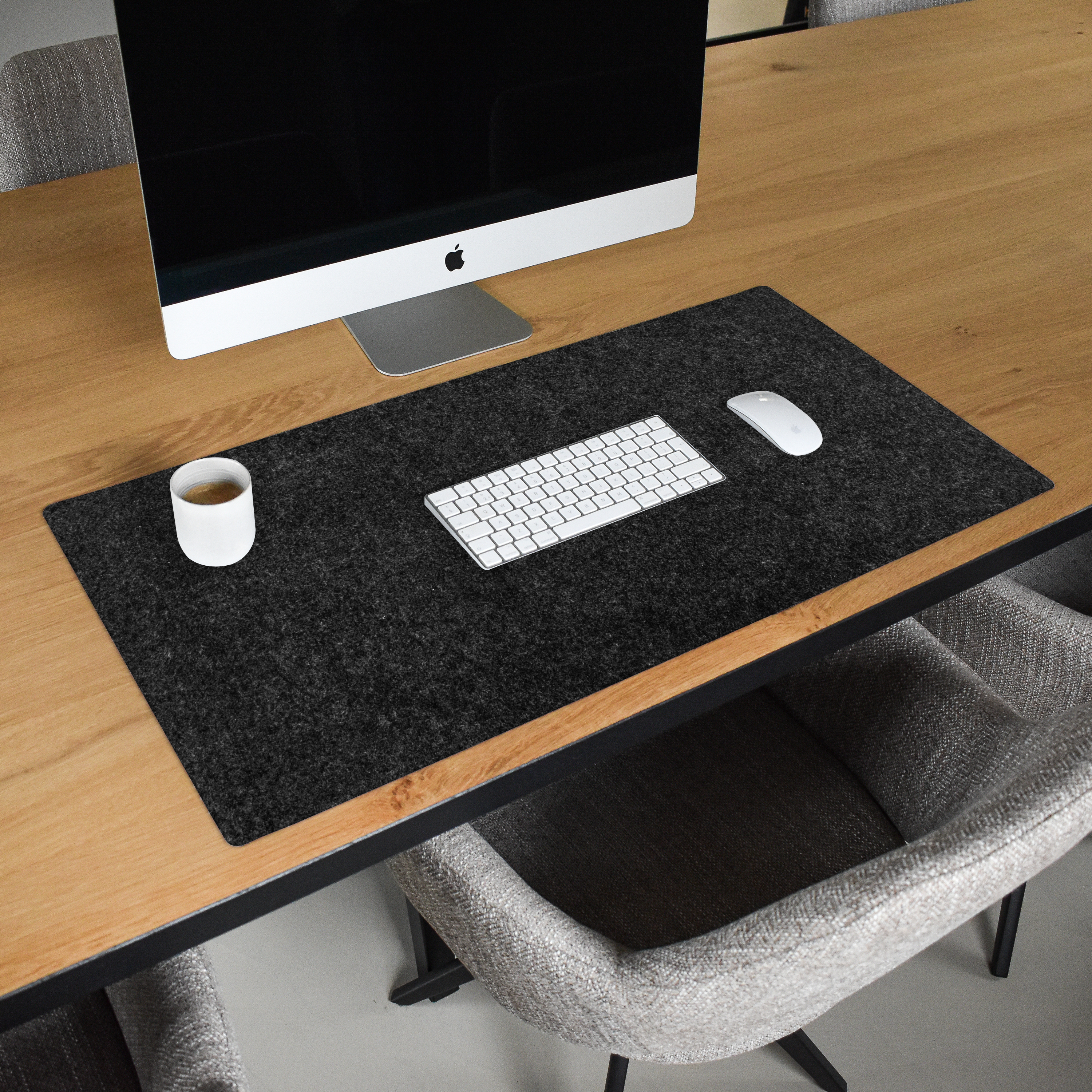 Schreibtischunterlage - Schwarzer Granit-Designstein-2