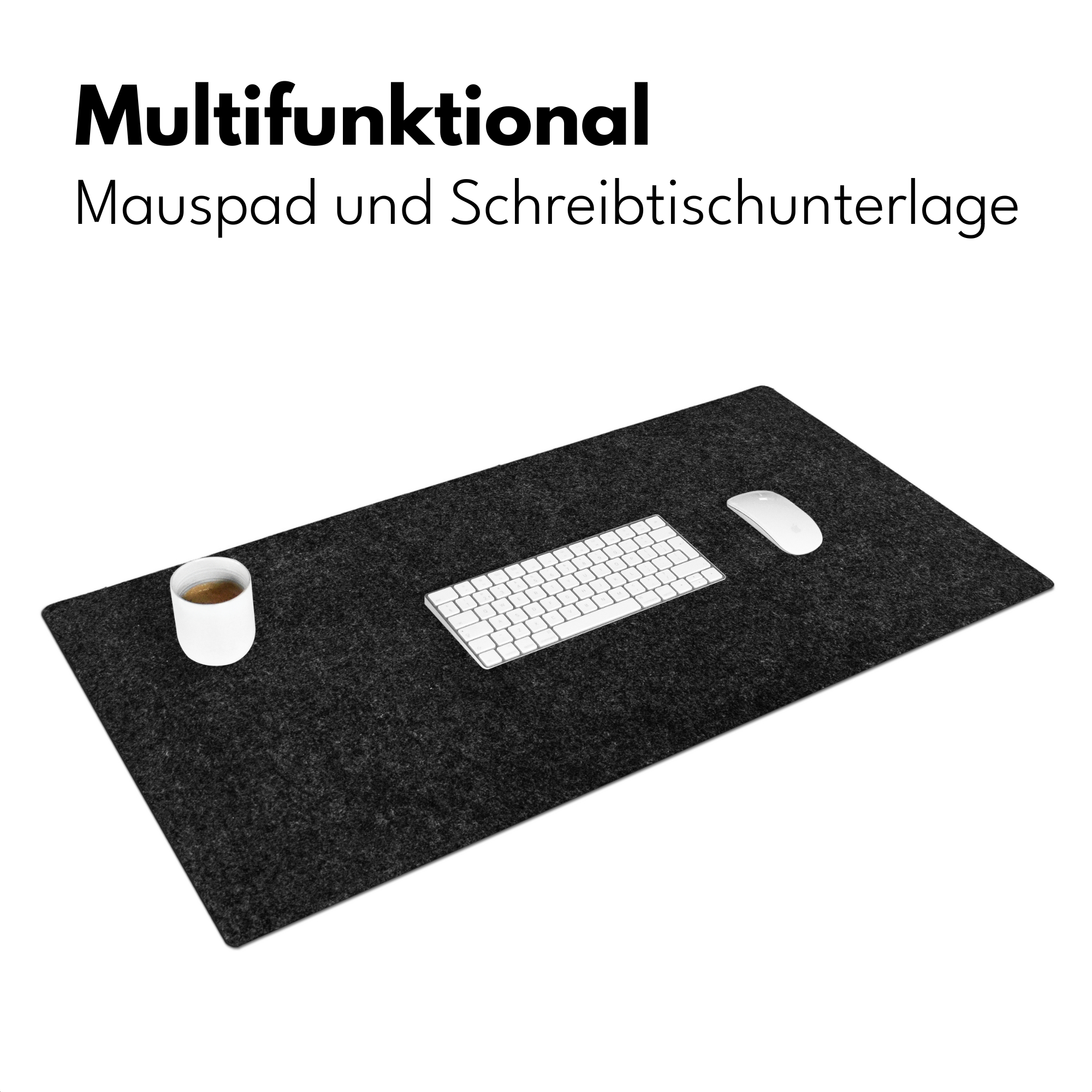 Schreibtischunterlage - Schwarzer Granit-Designstein-3