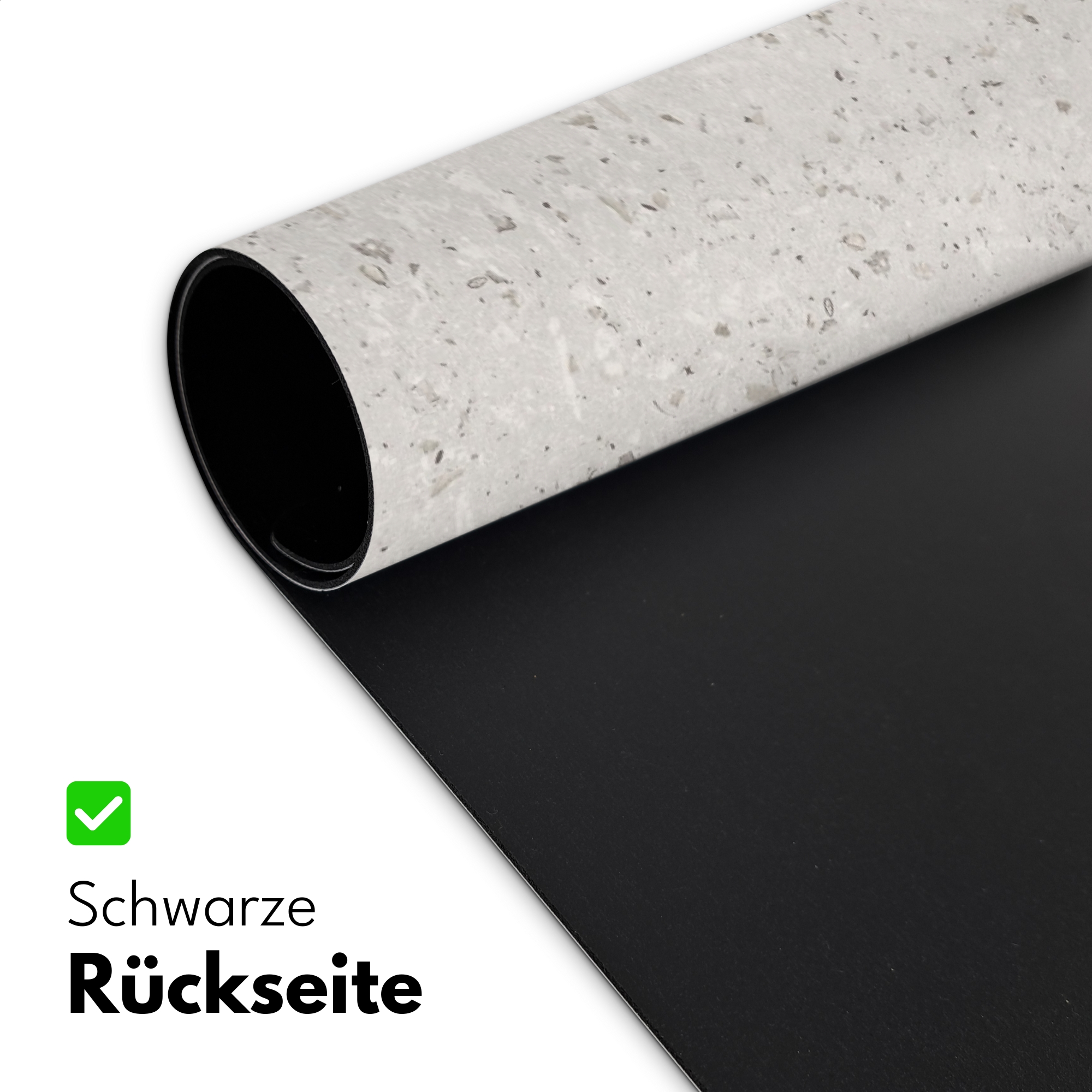 Schreibtischunterlage - Granit – Grau – Musterdesign Weiß-6