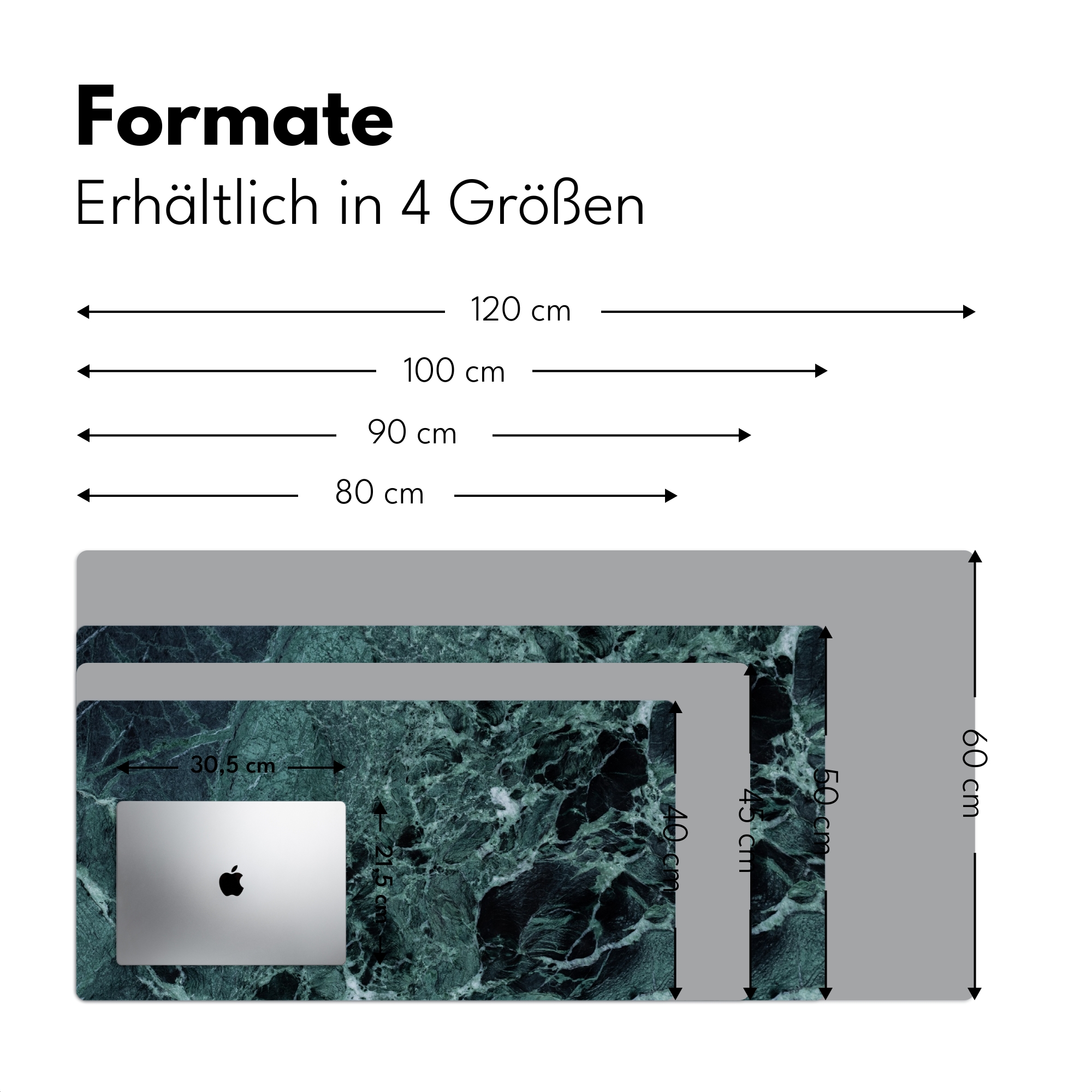 Schreibtischunterlage - Marmor - Stein - Textur - Marmoroptik - Design-4