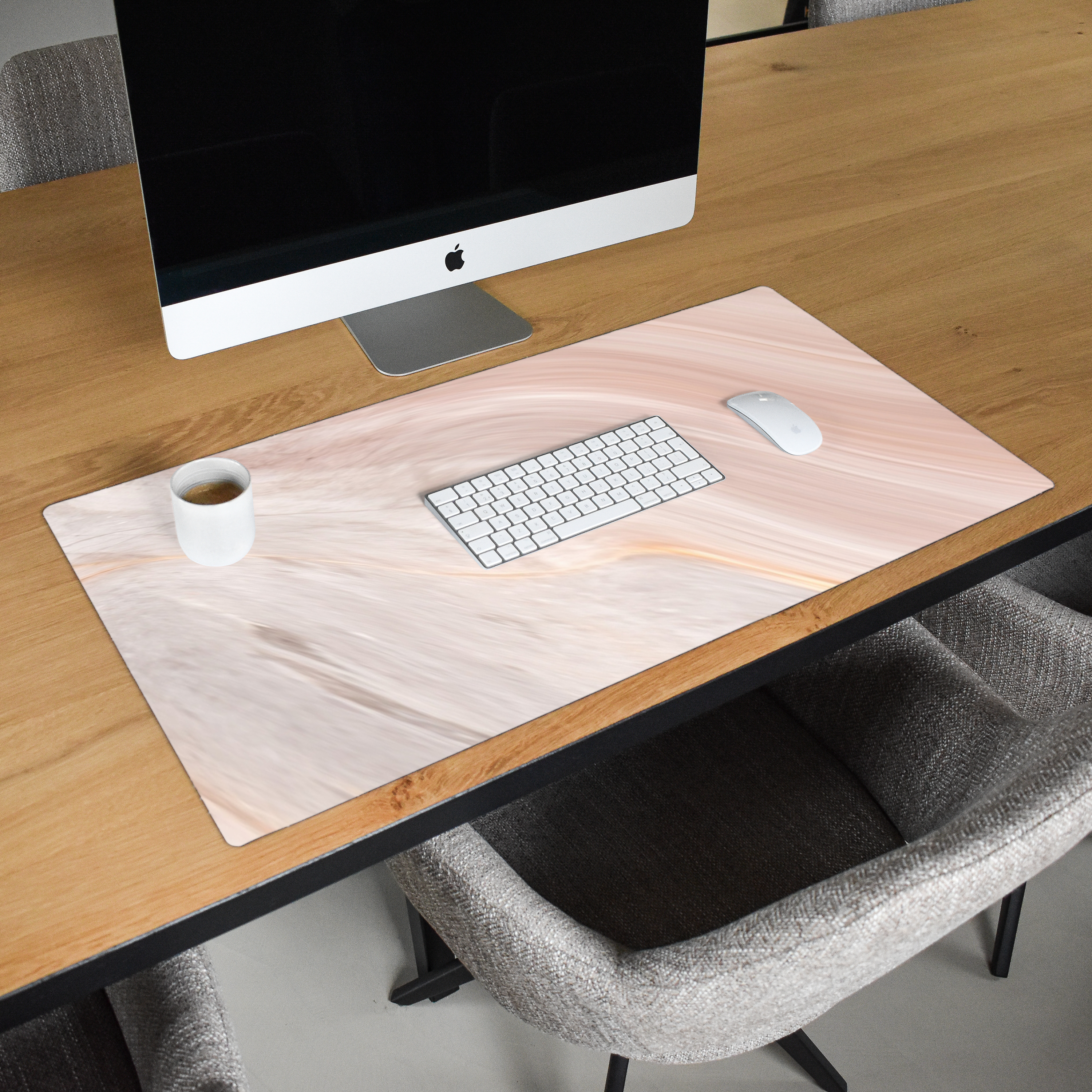 Schreibtischunterlage - Marmor – Muster – Pastell – Abstrakt – Marmoroptik – Luxus-2